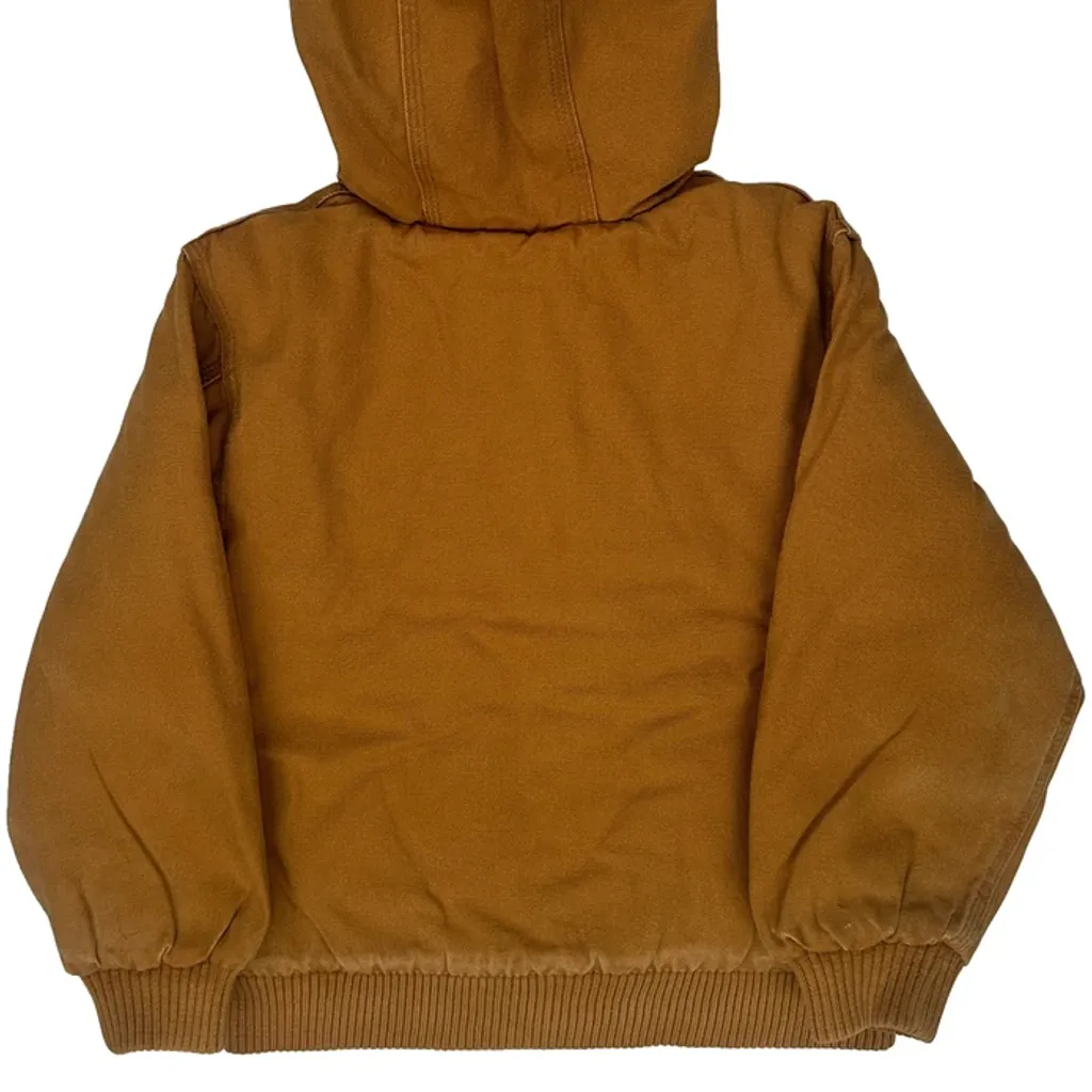 Age 3-4 Carhartt Jacket - XS Brown Cotton - Image 7