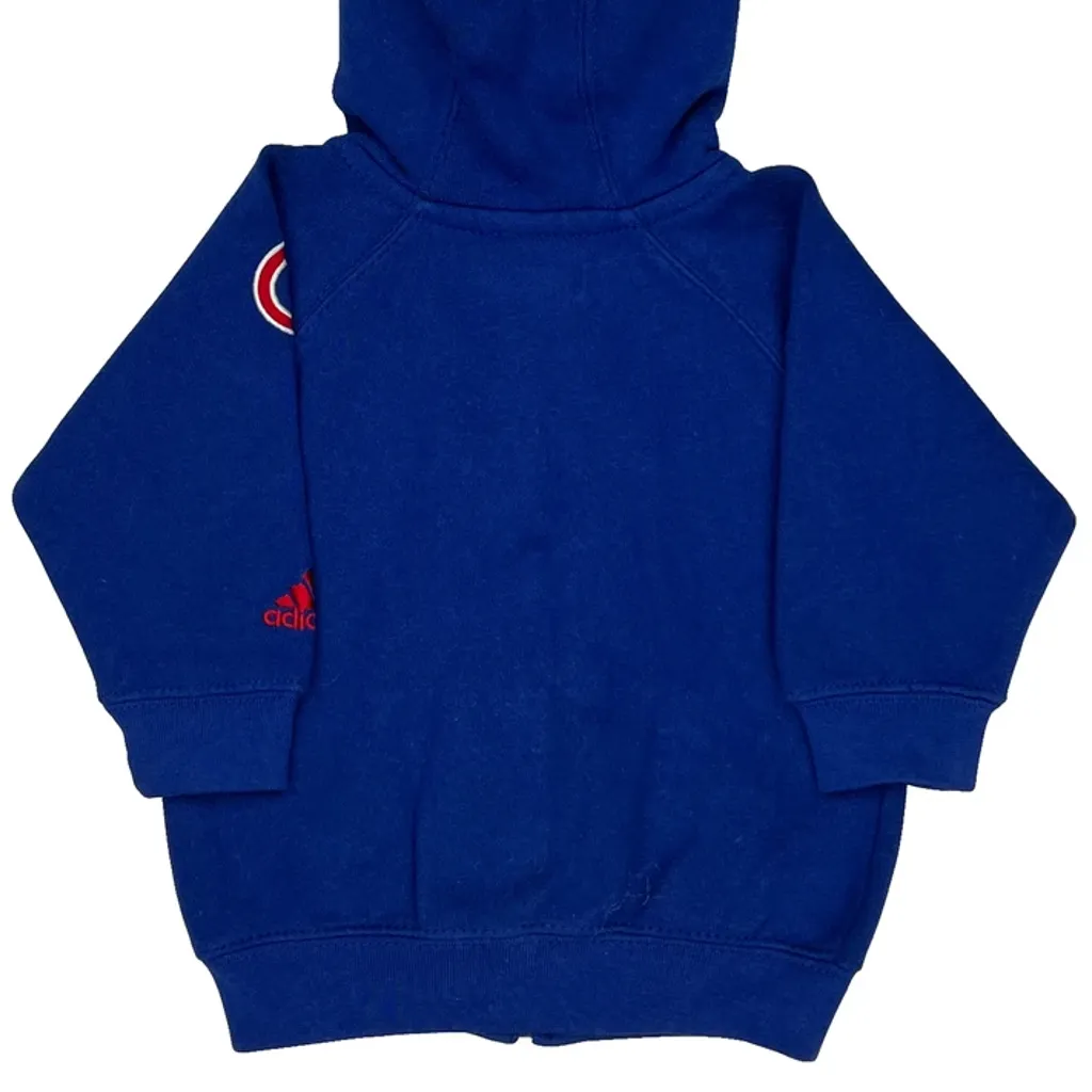 Age 3-6 Adidas Chicago Cubs Hoodie - XS Blue Cotton - Image 7