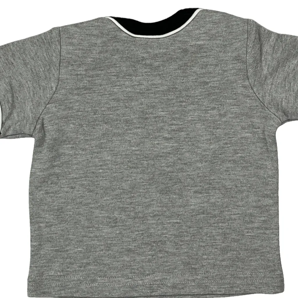 Age 3-6 Months Harley Davidson Graphic T-Shirt - 3XS Gray Cotton Blend - Image 7