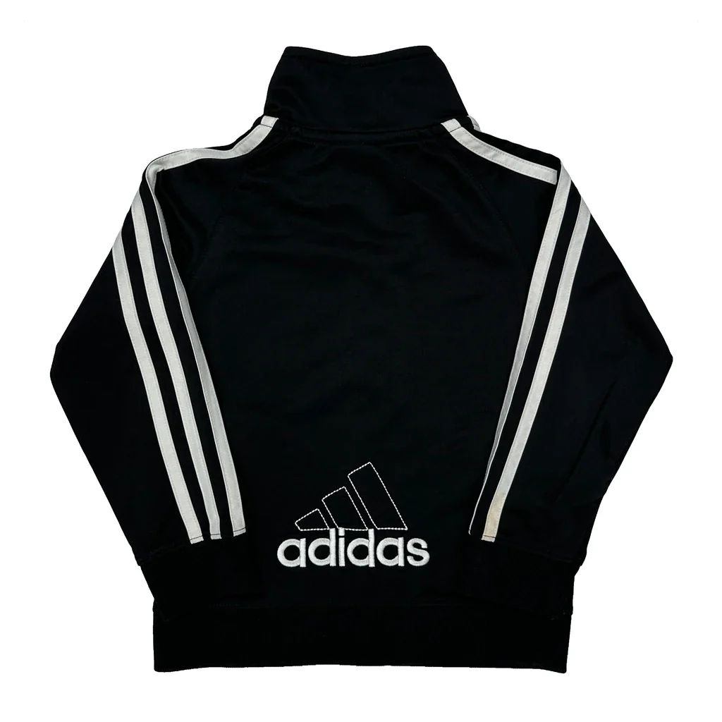 Age 3 Adidas Track Jacket - XS Black Polyester - Image 2