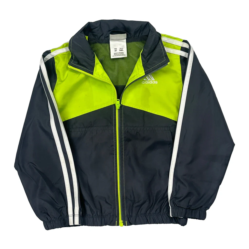 Age 3 Adidas Track Jacket - 2XS Black Polyester