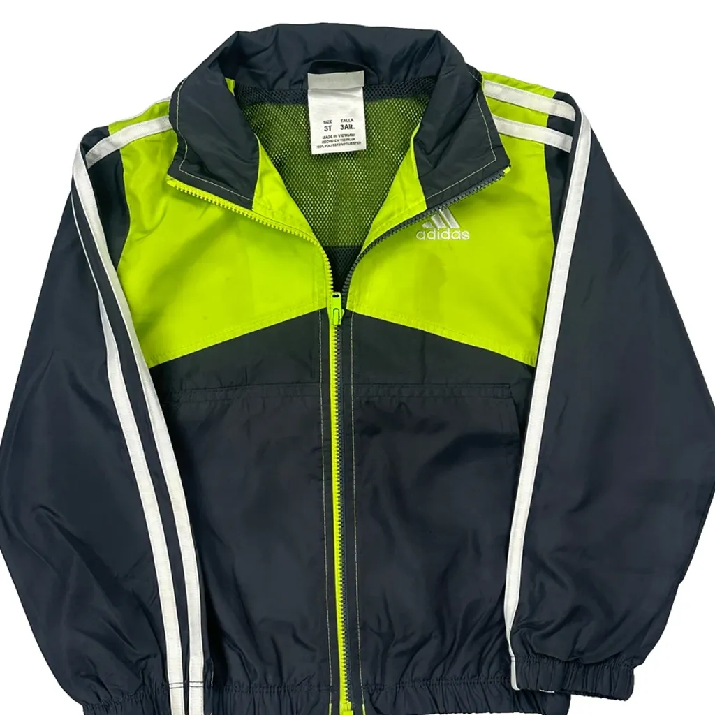 Age 3 Adidas Track Jacket - 2XS Black Polyester - Image 4