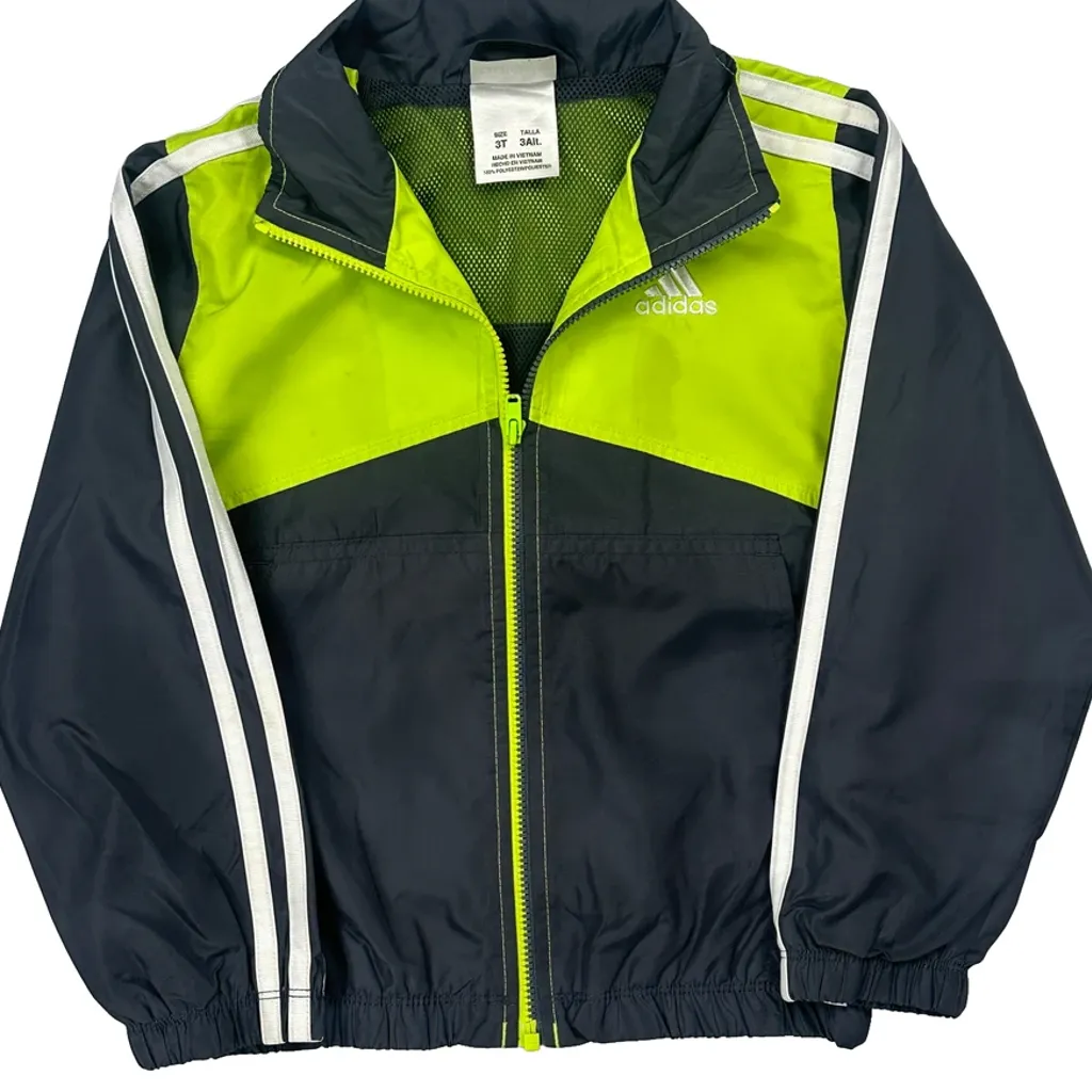 Age 3 Adidas Track Jacket - 2XS Black Polyester - Image 5