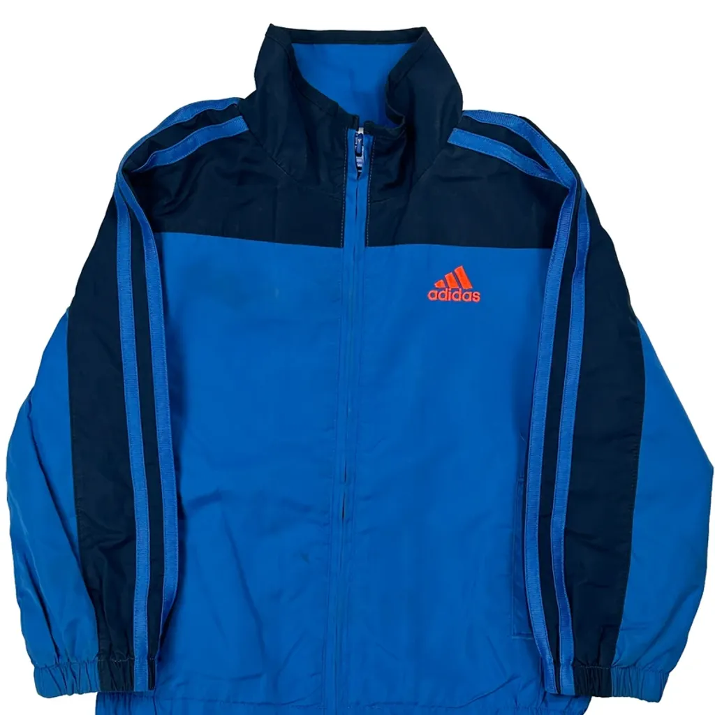 Age 3 Adidas Track Jacket - 2XS Blue Polyester - Image 5