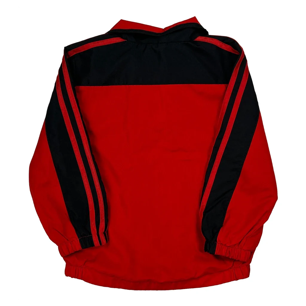 Age 3 Adidas Track Jacket - XS Red Polyester - Image 2