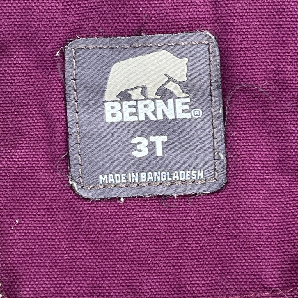 Age 3 Berne Jacket - 2XS Purple Cotton - Image 3