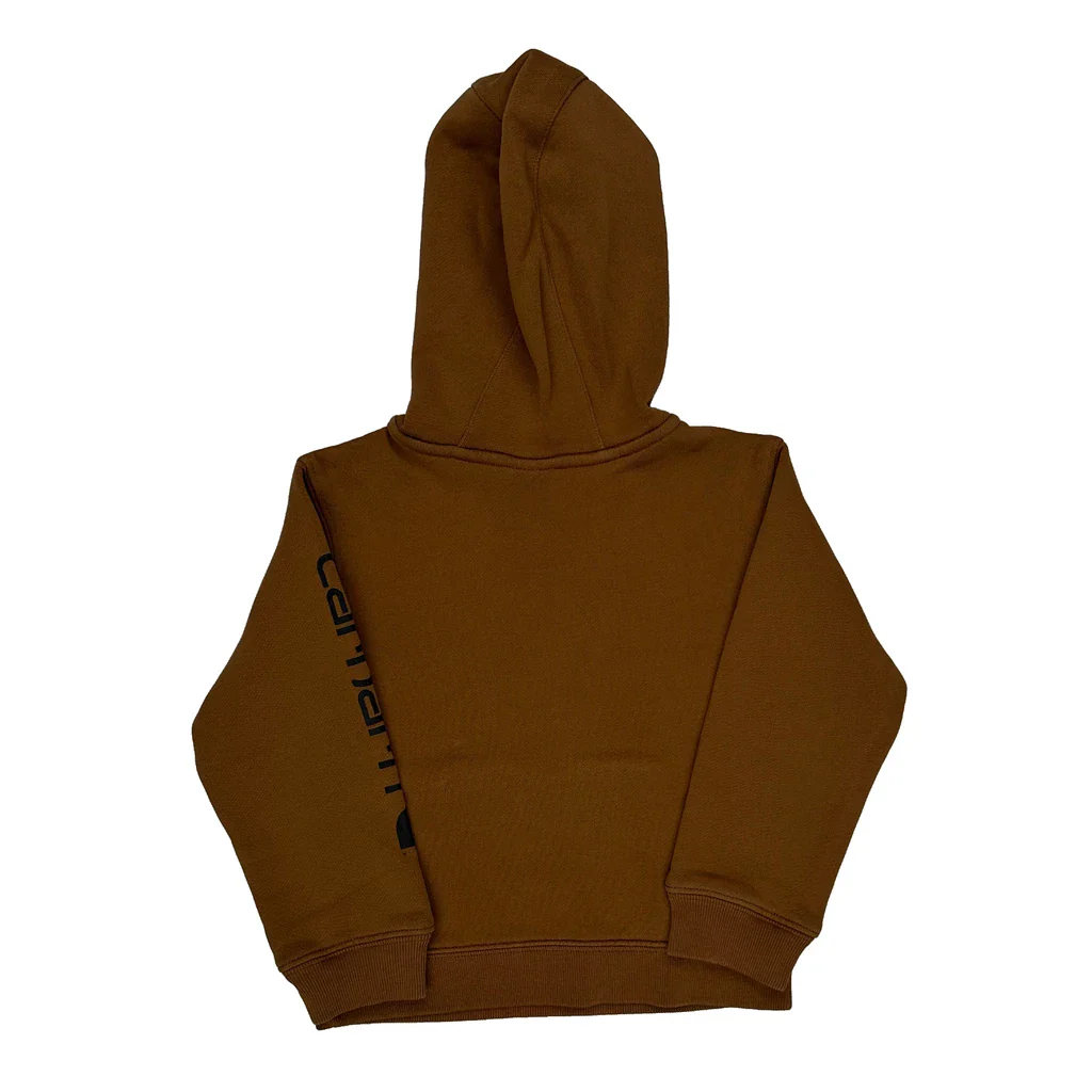Age 3 Carhartt Hoodie - XS Brown Cotton - Image 2