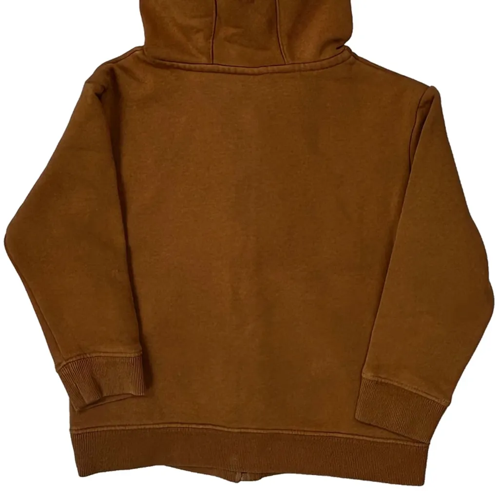 Age 3 Carhartt Spellout Hoodie - XS Brown Cotton Blend - Image 7