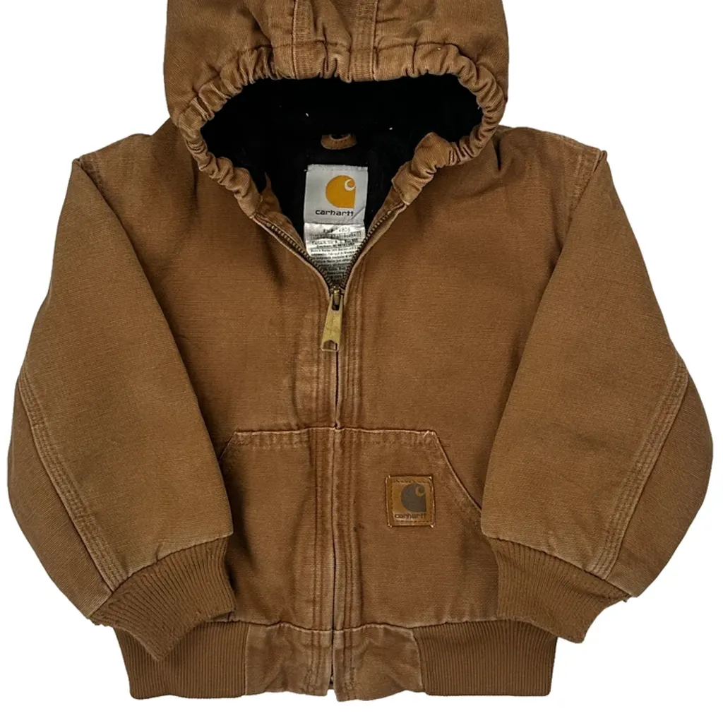 Age 3 Carhartt Jacket - 3XS Brown Cotton - Image 5
