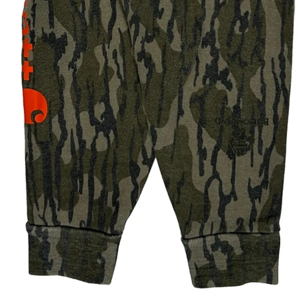 Age 3 Carhartt Camo Joggers - 2XS Green Cotton Blend - Image 4