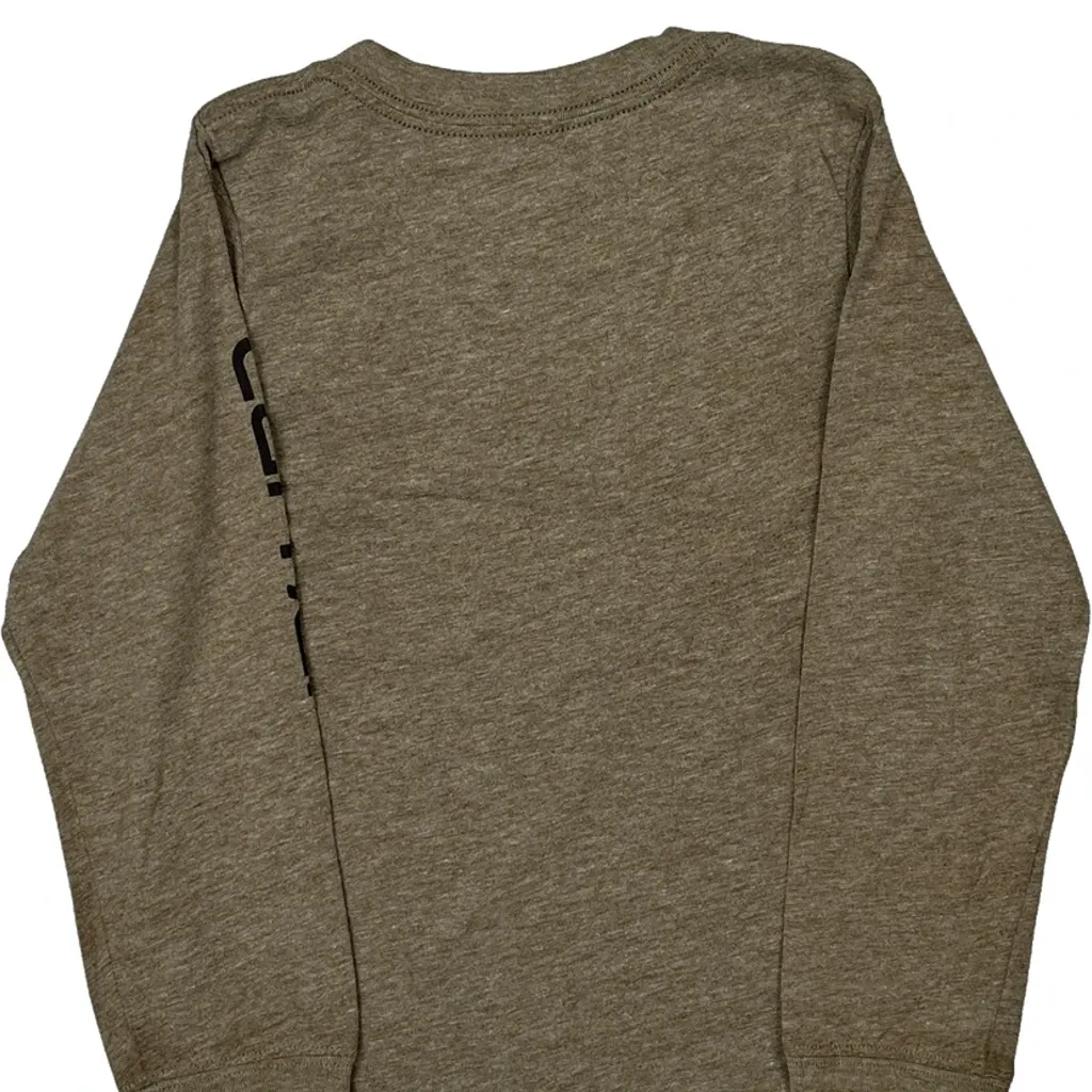 Age 3 Carhartt Long Sleeve T-Shirt - 2XS Grey Cotton - Image 6