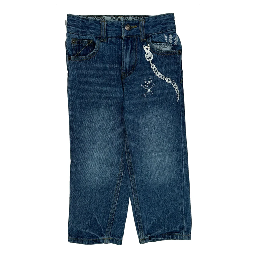 Age 3 Dickies Jeans - Small Blue Cotton - Image 2