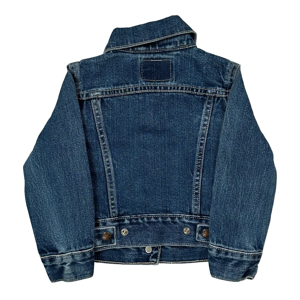 Age 3 Levis Denim Jacket - 2XS Blue Cotton - Image 2