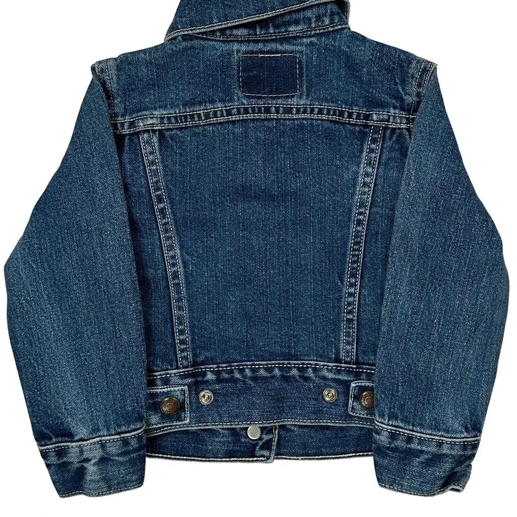 Age 3 Levis Denim Jacket - 2XS Blue Cotton - Image 6
