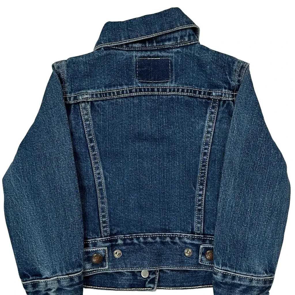 Age 3 Levis Denim Jacket - 2XS Blue Cotton - Image 7