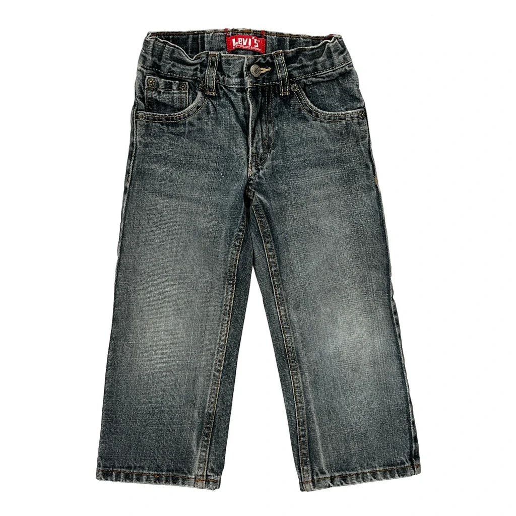 Age 3 Levis Jeans - 2XS Gray Cotton