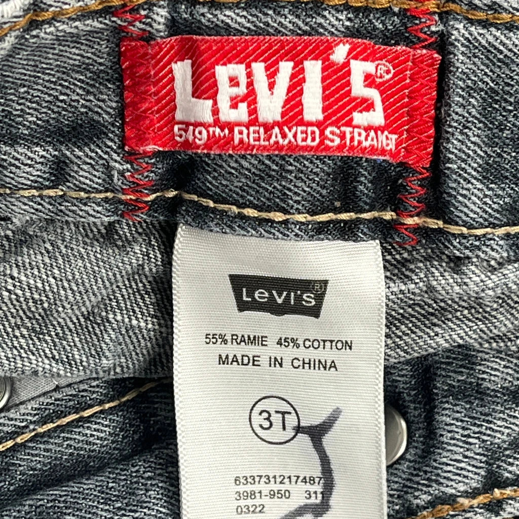 Age 3 Levis Jeans - 2XS Gray Cotton - Image 3