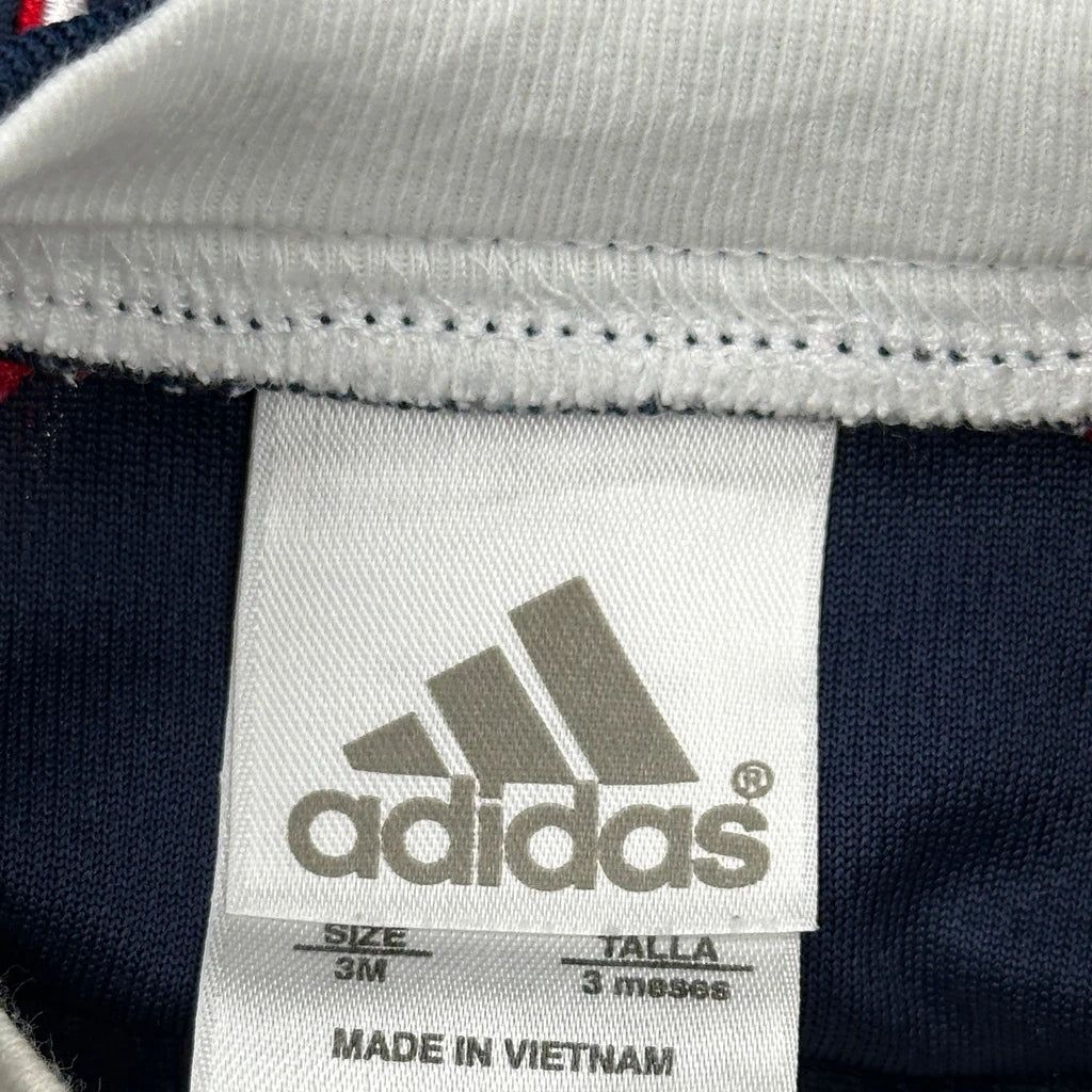 Age 3 Months Adidas Jersey - 2XS Navy Polyester - Image 3