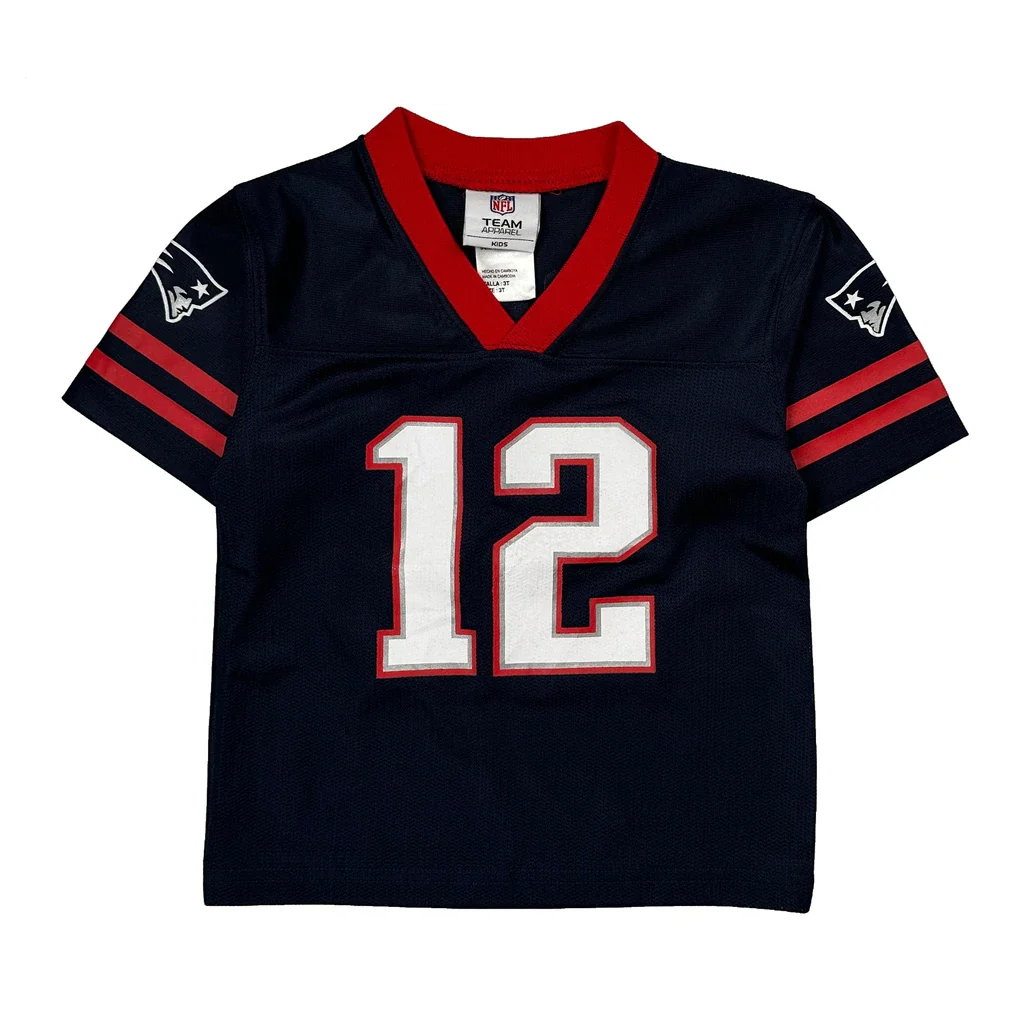 Age 3 Nfl New England Patriots Football Jersey - 2XS Navy Polyester