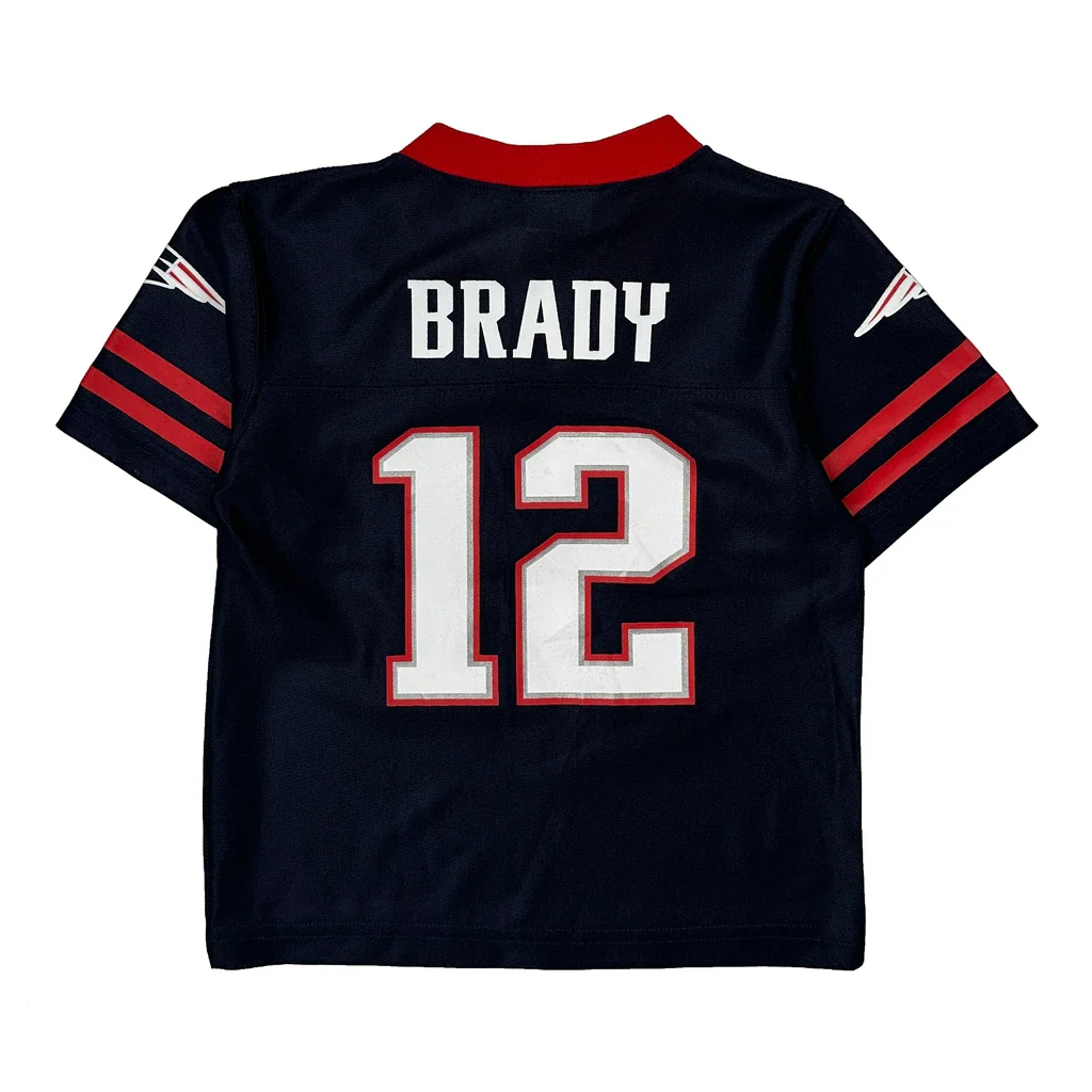 Age 3 Nfl New England Patriots Football Jersey - 2XS Navy Polyester - Image 2
