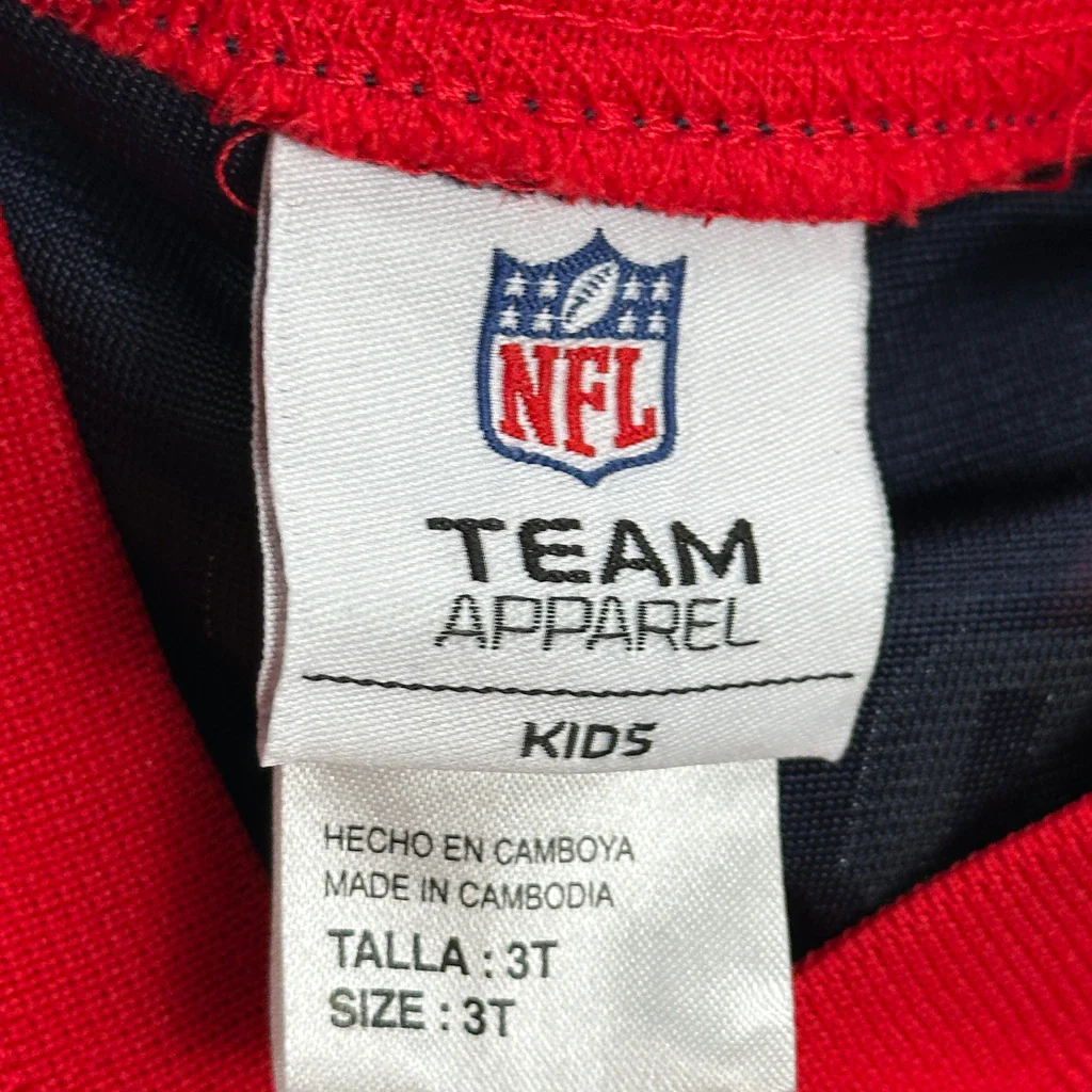 Age 3 Nfl New England Patriots Football Jersey - 2XS Navy Polyester - Image 3