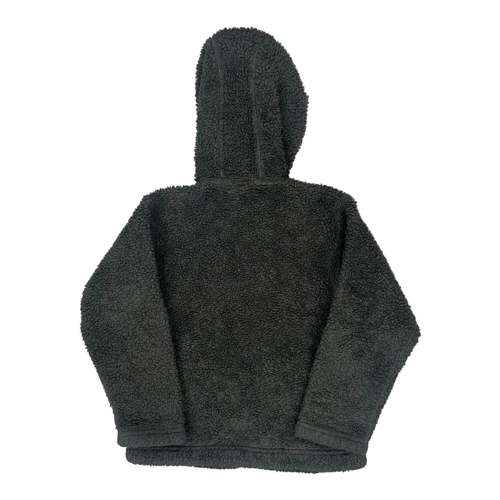 Age 3 Patagonia Fleece Hoodie - 2XS Grey Polyester - Image 2