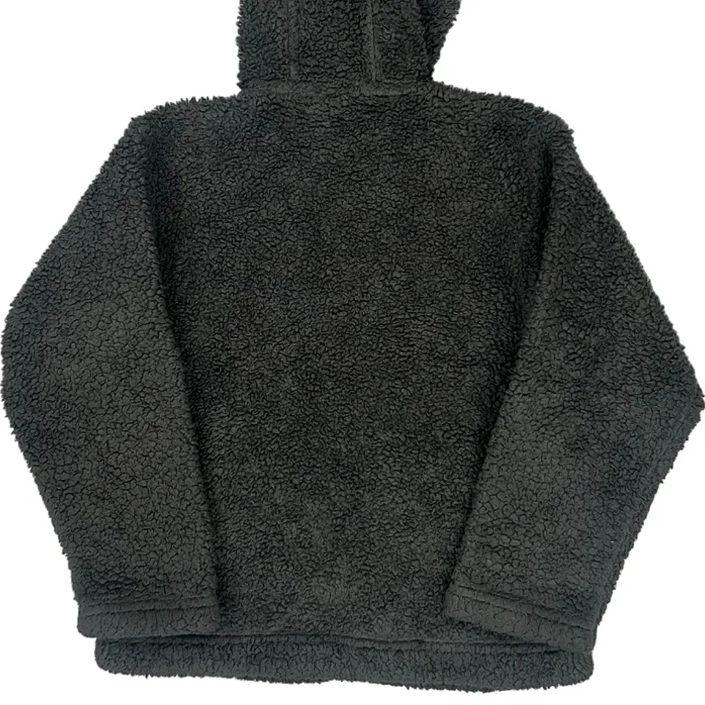 Age 3 Patagonia Fleece Hoodie - 2XS Grey Polyester - Image 7