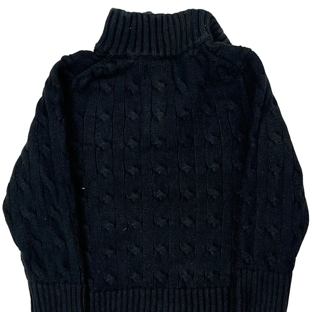 Age 3 Polo By Ralph Lauren 1/4 Zip - 2XS Navy Cotton - Image 7