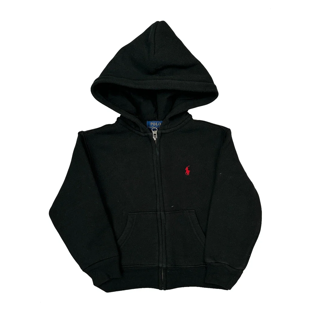 Age 3 Polo By Ralph Lauren Hoodie - 2XS Black Cotton
