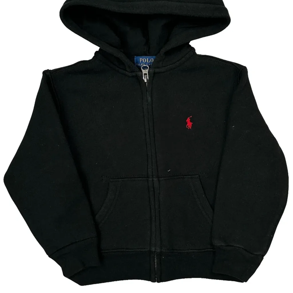 Age 3 Polo By Ralph Lauren Hoodie - 2XS Black Cotton - Image 4