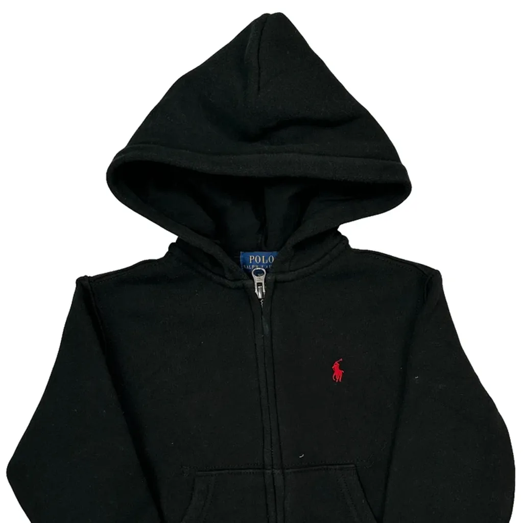 Age 3 Polo By Ralph Lauren Hoodie - 2XS Black Cotton - Image 5