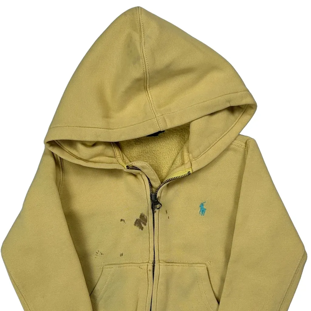 Age 3 Polo By Ralph Lauren Hoodie - XS Yellow Cotton - Image 5