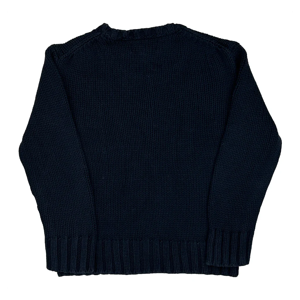 Age 3 Polo By Ralph Lauren American Flag Design Jumper - 2XS Navy Cotton - Image 2