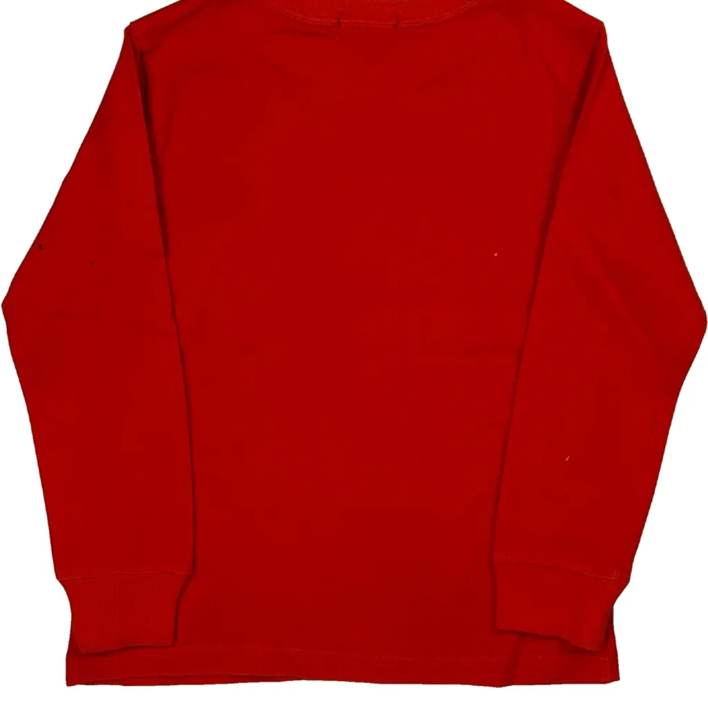 Age 3 Polo By Ralph Lauren Long Sleeve T-Shirt - XS Red Cotton - Image 7