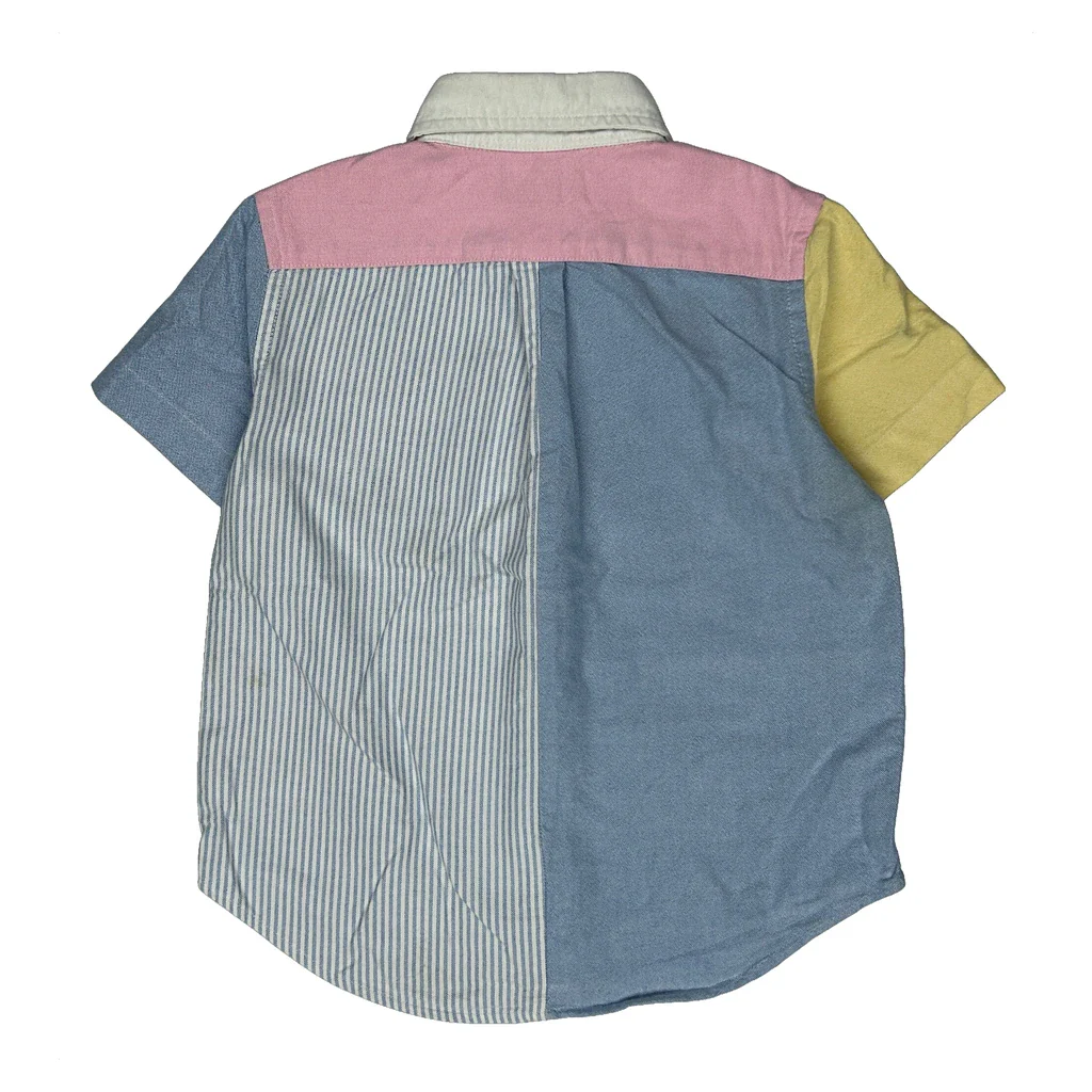 Age 3 Polo By Ralph Lauren Short Sleeve Shirt - XS Multicoloured Cotton - Image 2