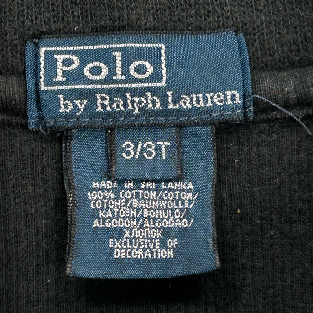 Age 3 Polo By Ralph Lauren Top - XS Black Cotton - Image 3