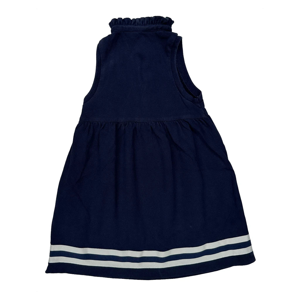 Age 3 Ralph Lauren Dress - XS Navy Cotton - Image 2