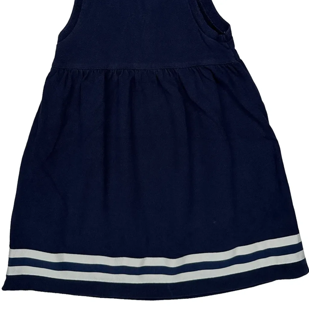 Age 3 Ralph Lauren Dress - XS Navy Cotton - Image 7