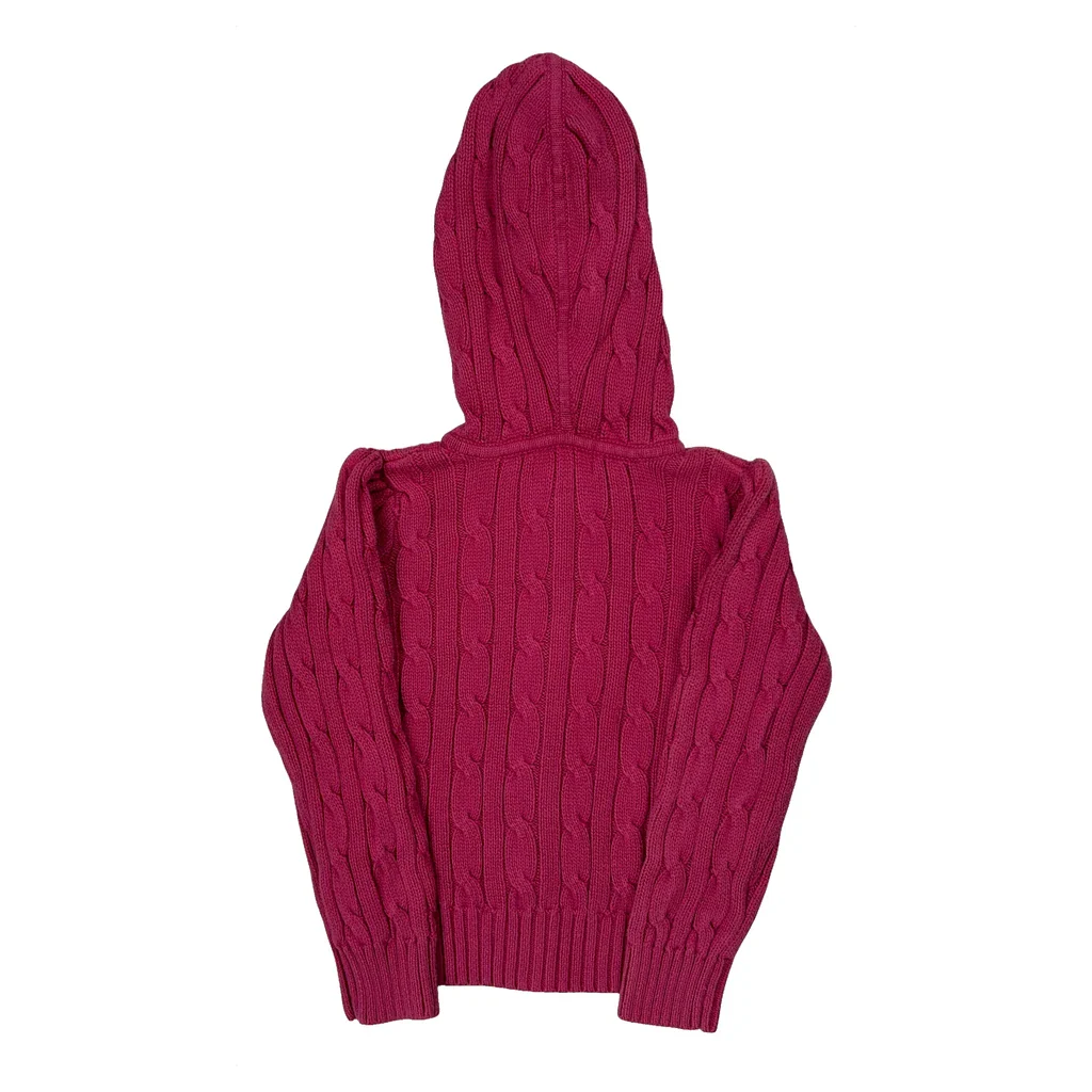 Age 3 Ralph Lauren Hoodie - XS Pink Cotton - Image 2