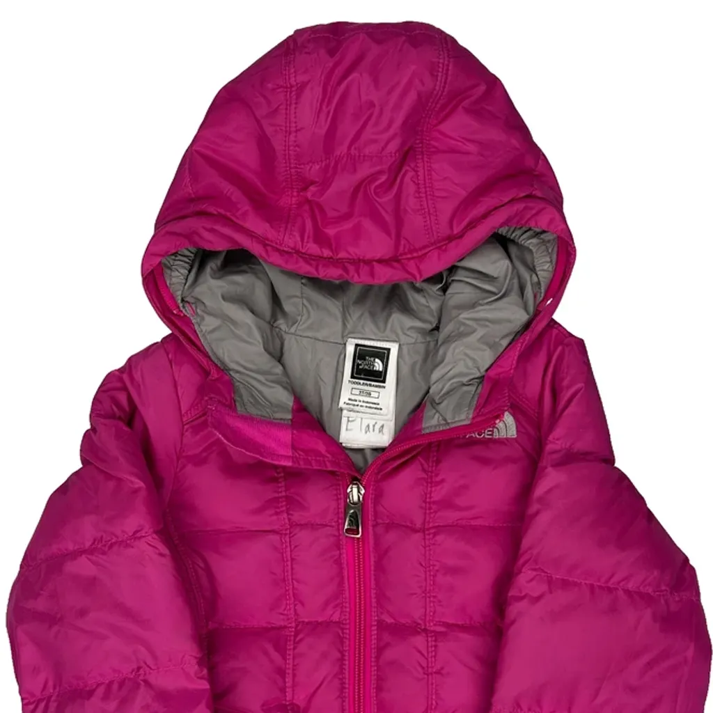 Age 3 The North Face Puffer - XS Pink Polyester - Image 5