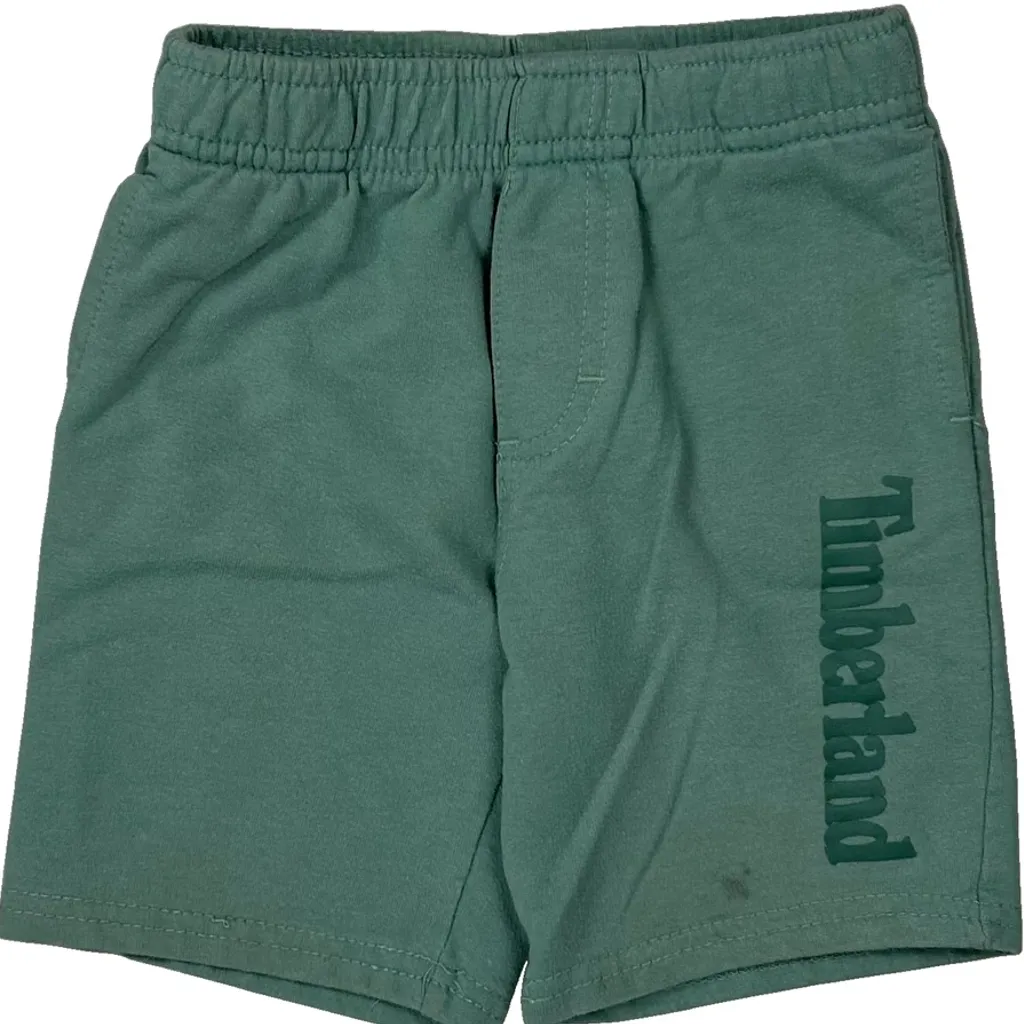 Age 3 Timberland Shorts - XS Green Cotton - Image 7