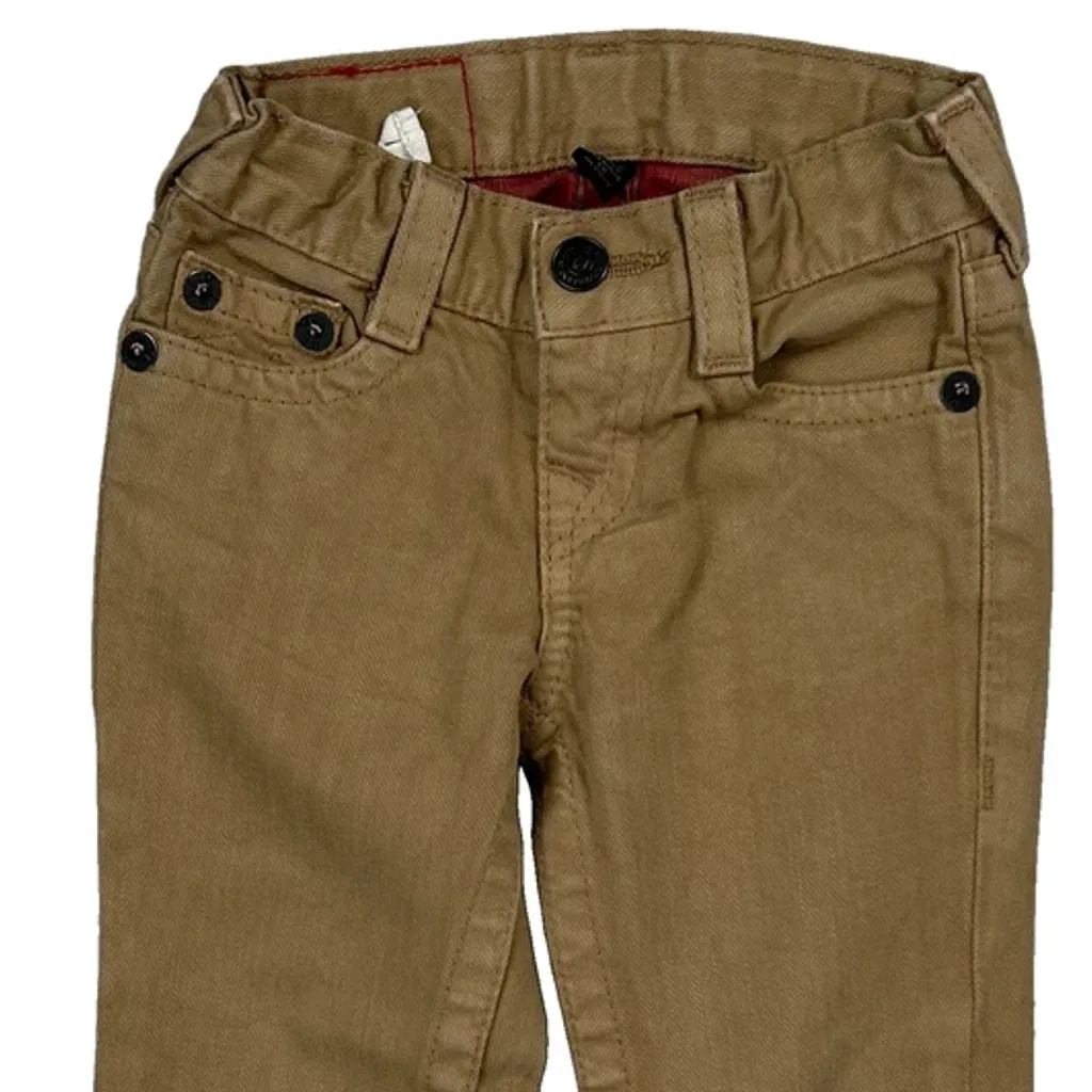 Age 3 True Religion Jeans - XS Beige Cotton - Image 5