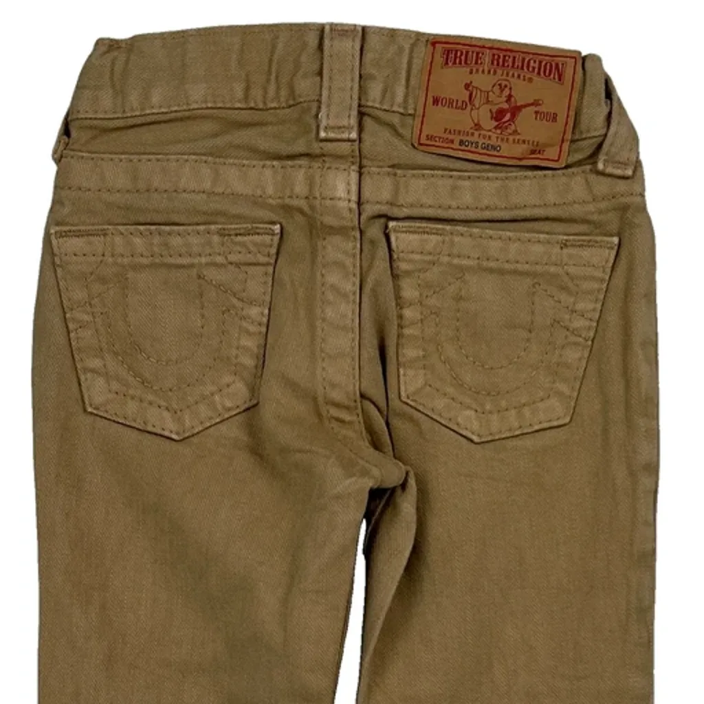 Age 3 True Religion Jeans - XS Beige Cotton - Image 7