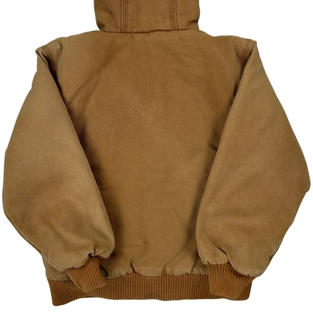 Age 4-5 Carhartt Jacket - 2XS Brown Cotton - Image 6