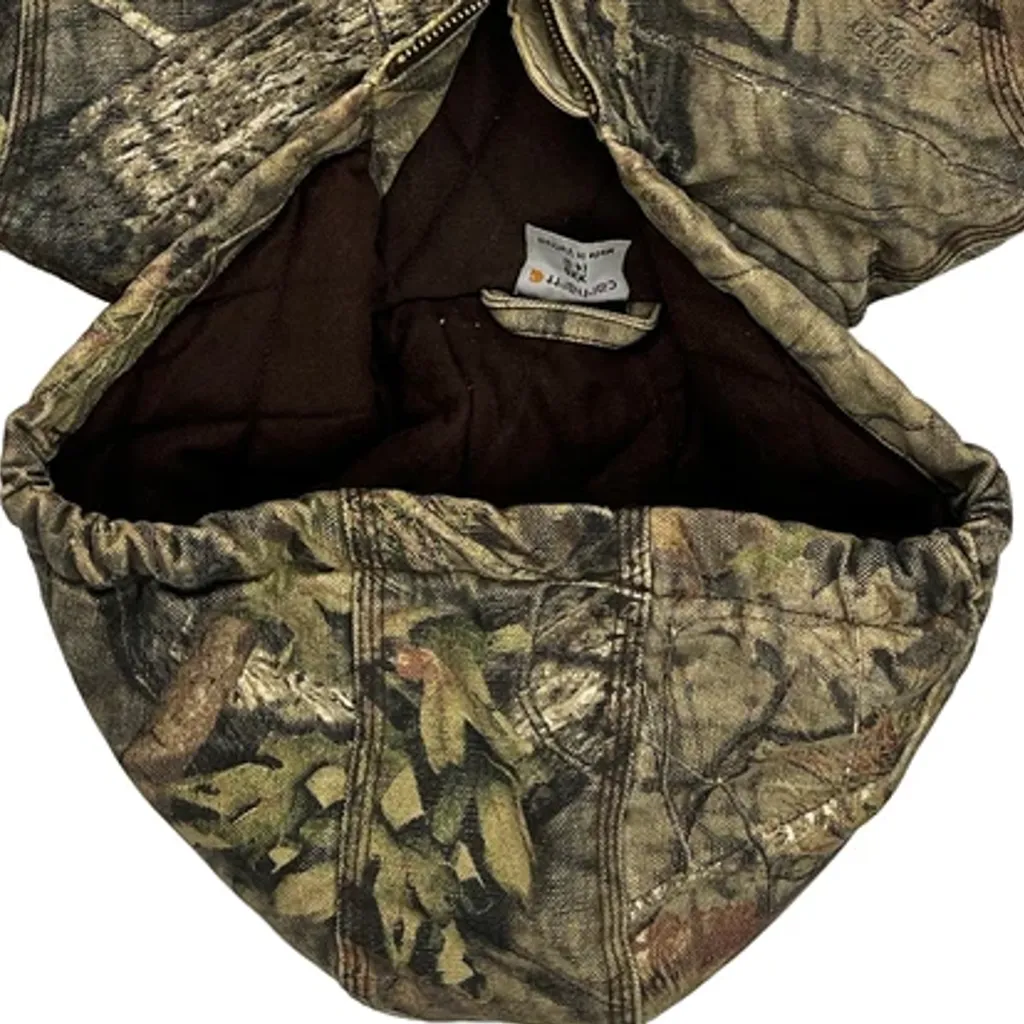 Age 4-5 Carhartt Jacket - Small Camo Cotton - Image 4
