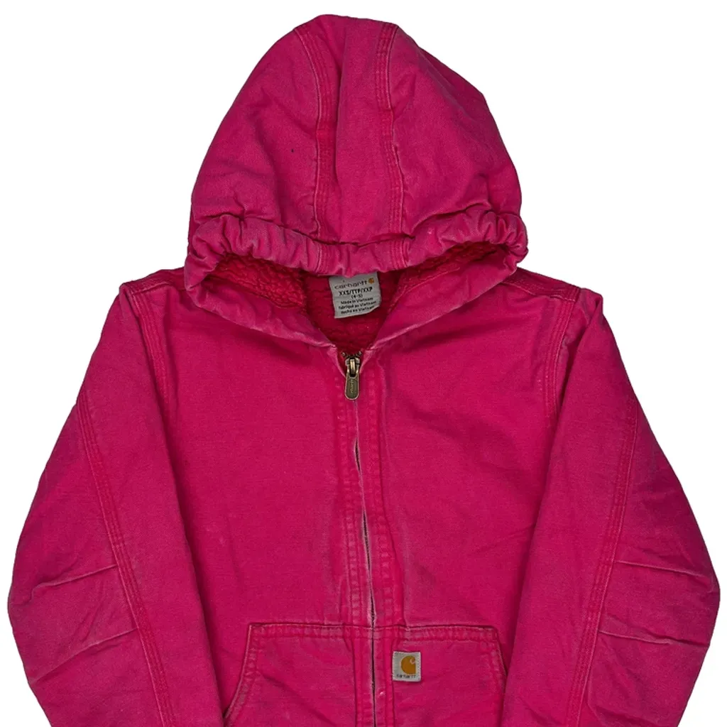 Age 4-5 Carhartt Jacket - Small Pink Cotton - Image 5