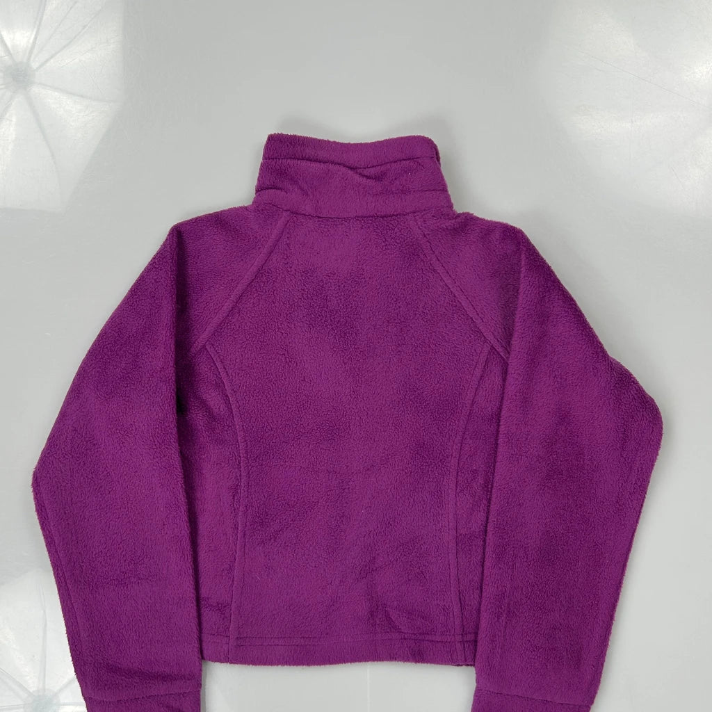 Age 4-5 Columbia Fleece Jacket - 2XS Purple Polyester - Image 4