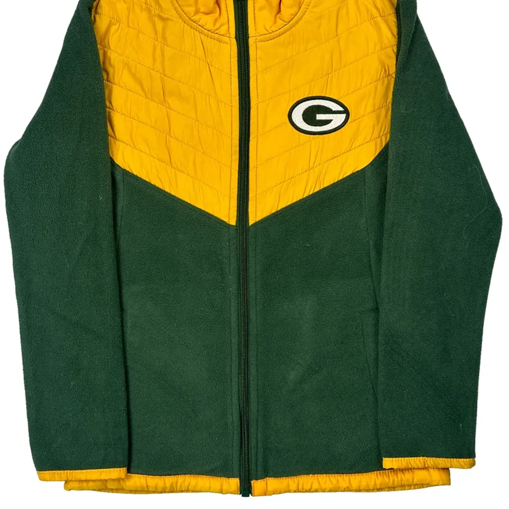 Age 4-5 Nfl Green Bay Packers Fleece Jacket - XS Green Polyester - Image 5