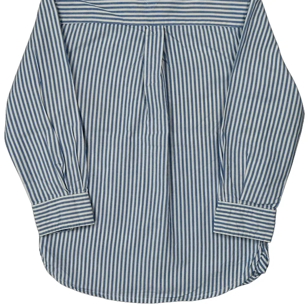 Age 4-5 Tommy Hilfiger Striped Shirt - XS Blue Cotton - Image 7
