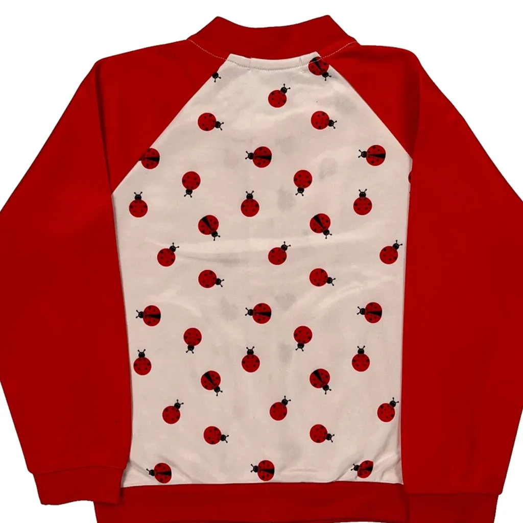 Age 4-6 Unbranded Bomber Jacket - XS Red Cotton - Image 7